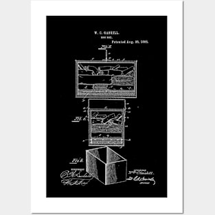 Egg Box Vintage Patent Hand Drawing Posters and Art